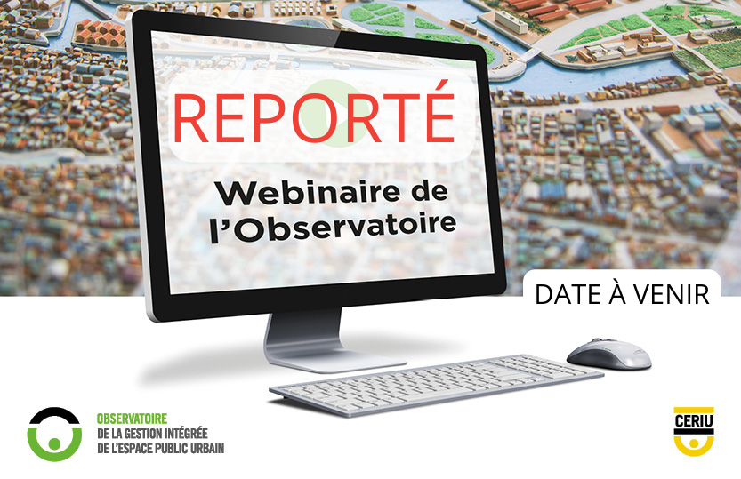 Webinaire reporté