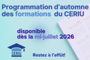 Formations offertes à l'automne 2026