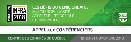 Communiqué - Appel aux conférenciers, INFRA 2018