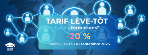 Le CERIU dévoile sa programmation de formations en ligne pour l'automne 2026. 
